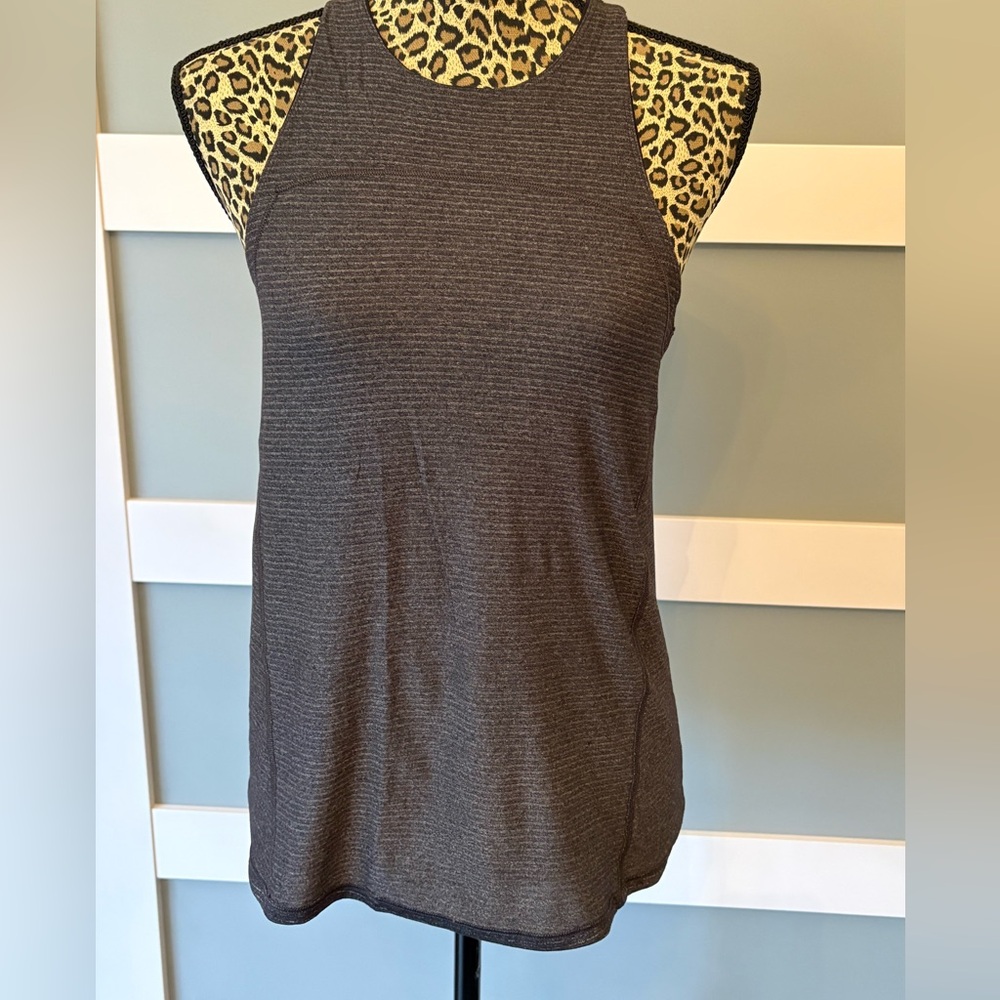 Lululemon Athletica Dark Gray Reversible Tank Top